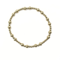 The Charleston Collection 14k Gold-Filled Beaded Bracelets: 6.5"