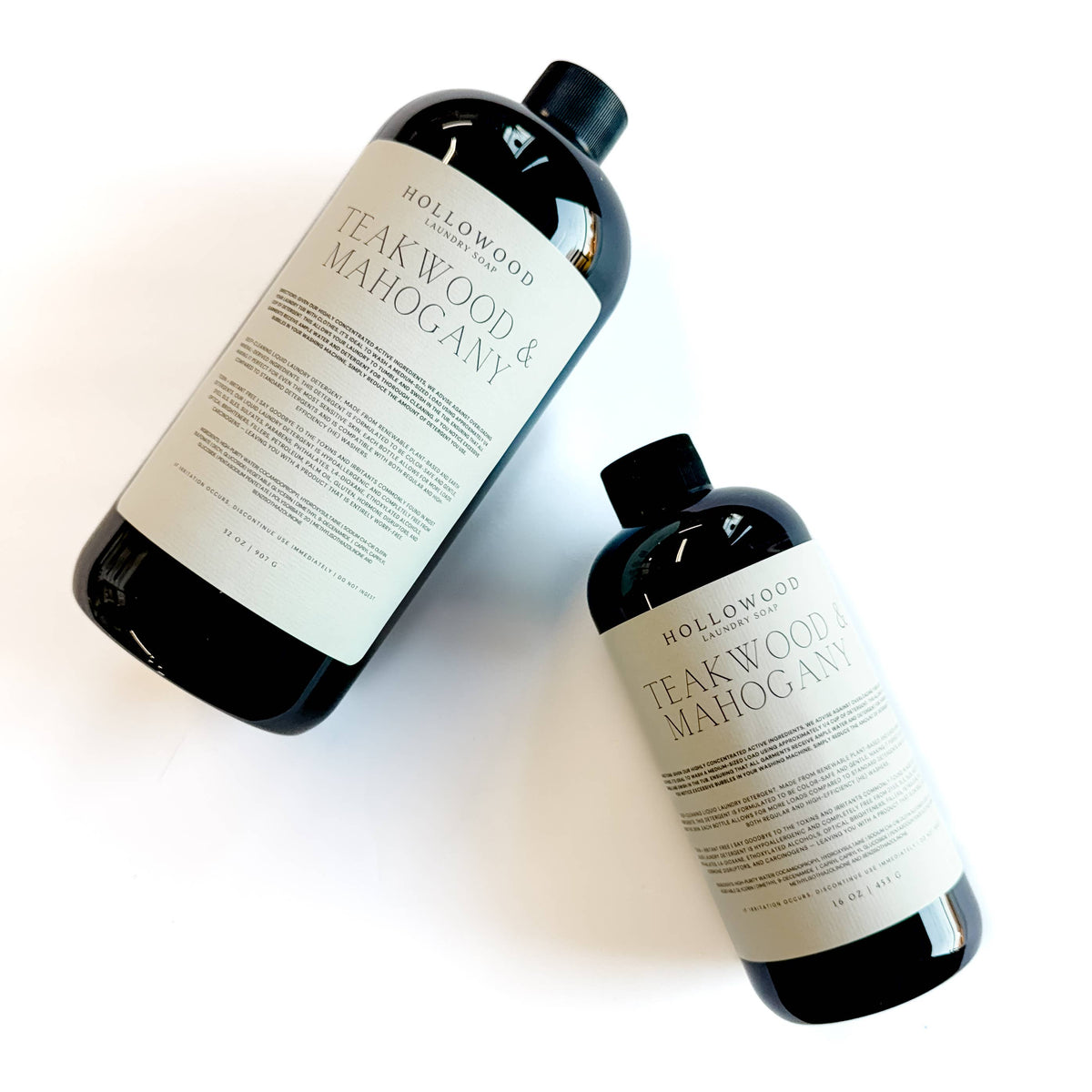 Teakwood & Mahogany luxury liquid laundry Detergent : 16 OUNCE