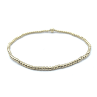 2mm Gold Filled Waterproof Karma bracelet 6.5 inch