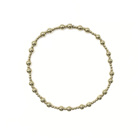 The Charleston Collection 14k Gold-Filled Beaded Bracelets: 6.5"