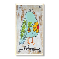 Be Happy Bird Happy Block