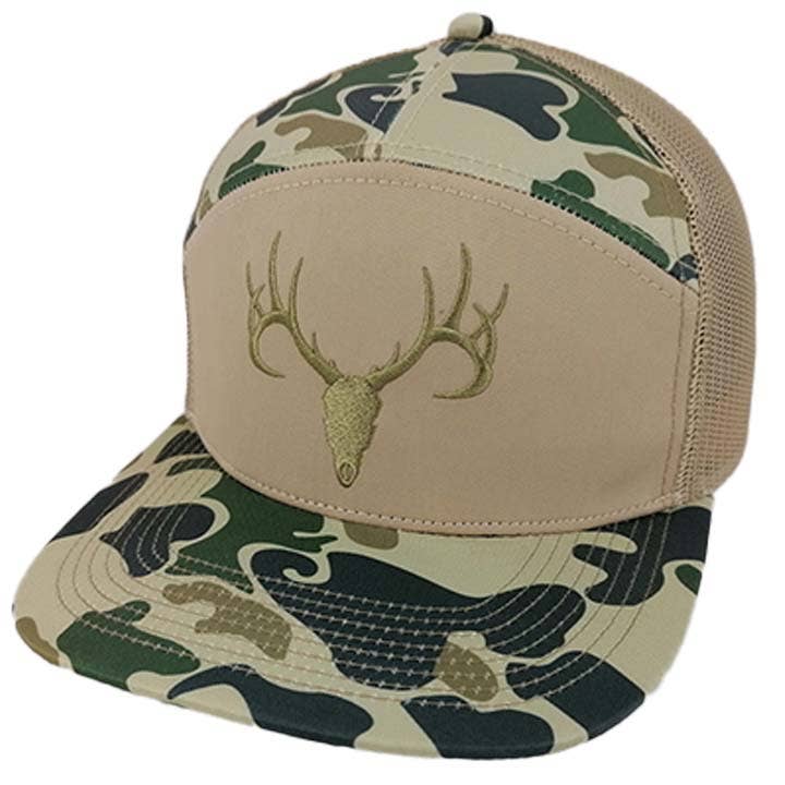 Deer Skull: Camo/Khaki/Camo