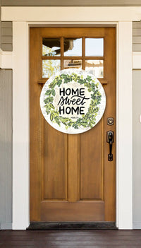 Home Sweet Home Neutral Door Hanger