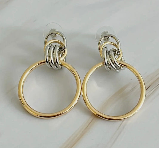 Everyday Basic Gold & Silver Hoops