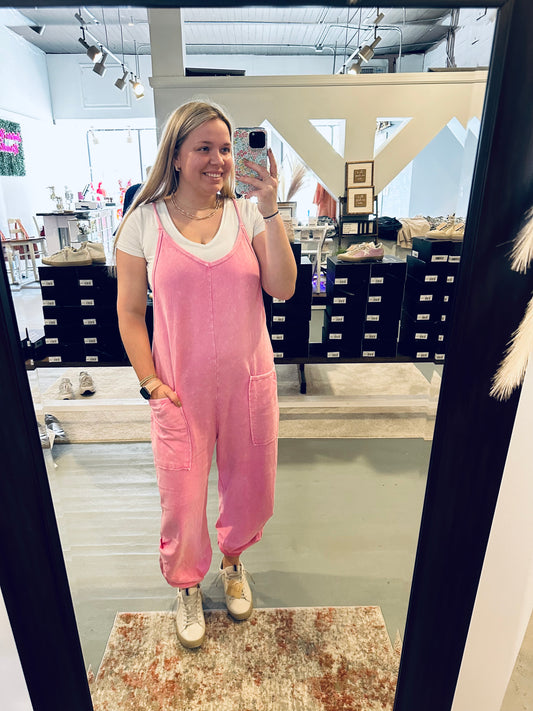 Candy Pink Jumpsuit