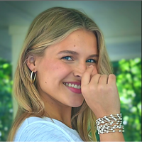 The Key West Gold-Filled and Waterproof Bracelet Collection: Blue / 7"