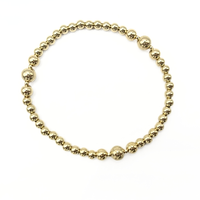 The Nantucket Collection 14k Gold- Filled Beaded Bracelets: 2mm6 / 6.5"