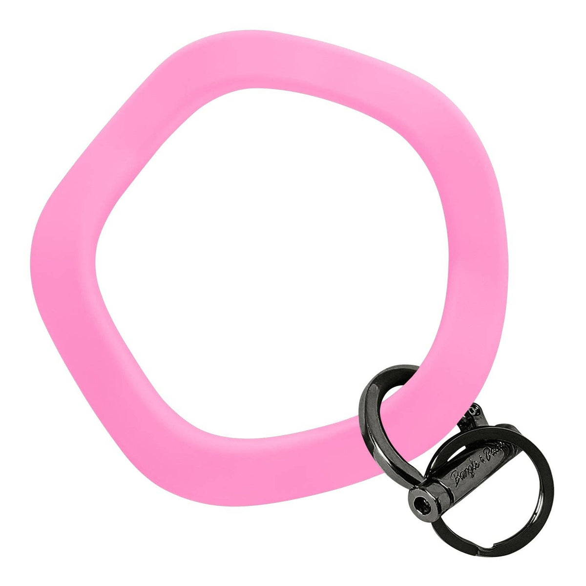 Wavy Bracelet Key Ring: Gold / Wavy - Lagoon