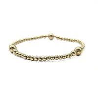 The Nantucket Collection 14k Gold- Filled Beaded Bracelets: 2mm6 / 6.5"