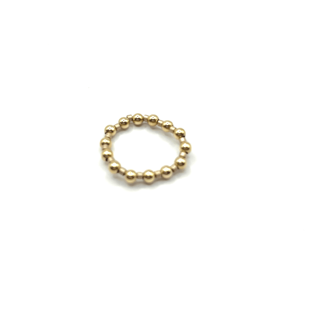 3mm Waterproof Stretch Ring Color Crush Newport GOLDEN & Gold Filled