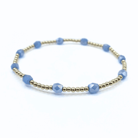 The Key West Gold-Filled and Waterproof Bracelet Collection: Turquoise / 7"