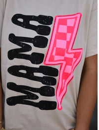 Neon Lightning Bolt Mama Tee