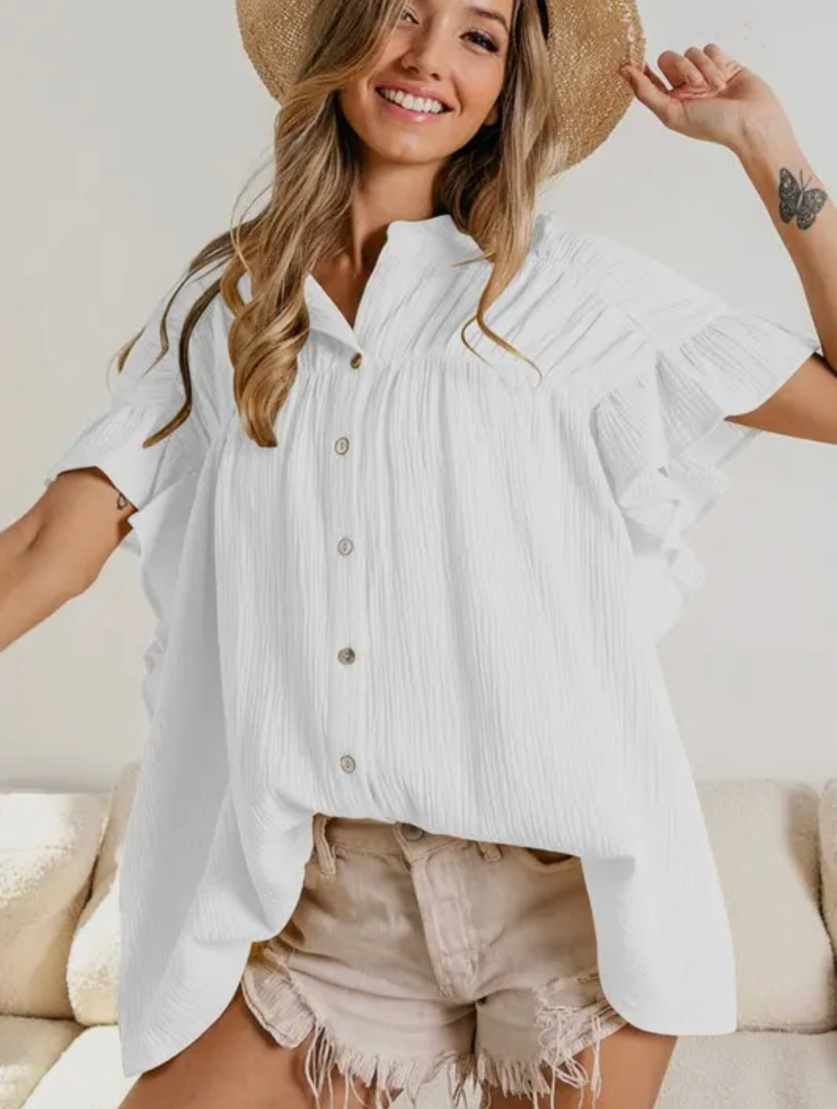 Georgia Gauze Top