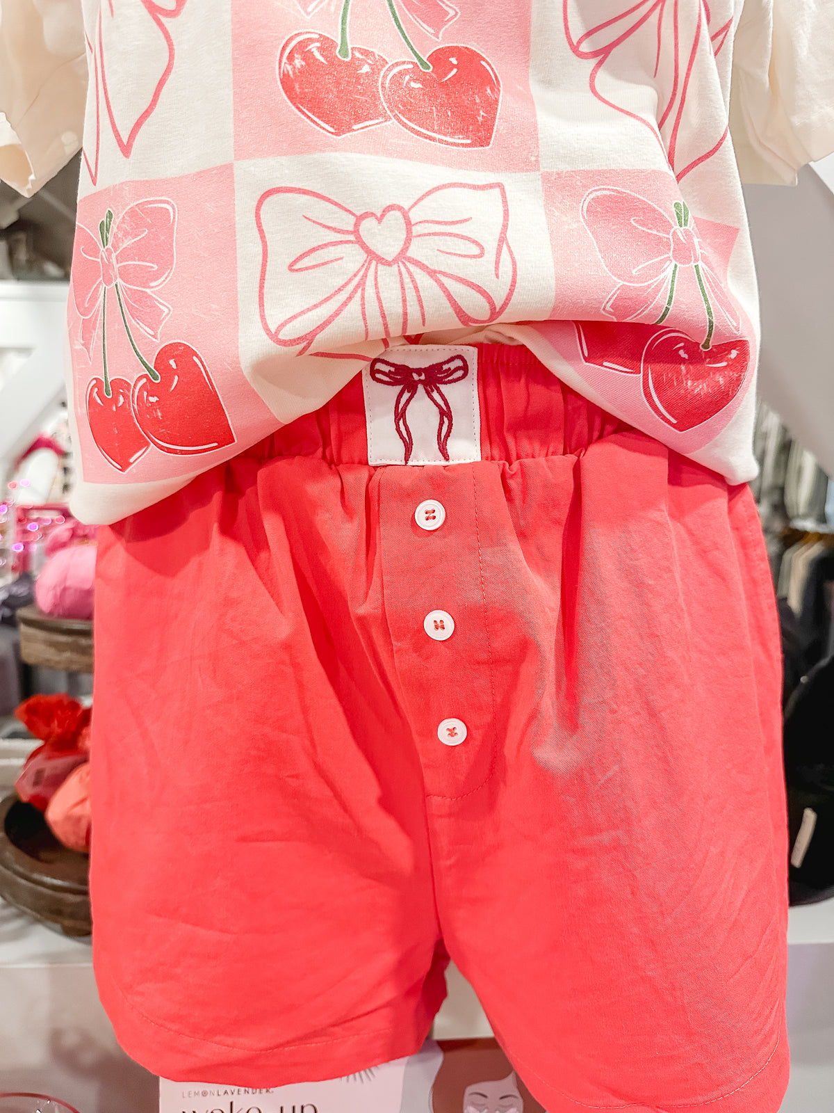 Steal Your Heart Bow Shorts