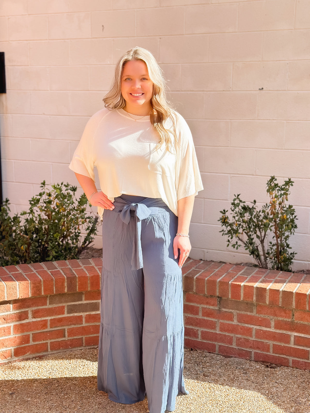 Hemi Bow Ruffle Pant